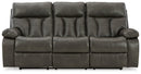 Willamen Reclining Sofa with Drop Down Table image