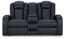 Fyne-Dyme Power Reclining Loveseat with Console