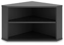 Otaska Home Office Corner Desk with Bookcase