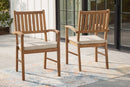 Janiyah Outdoor Dining Arm Chair (Set of 2)