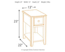 Breegin Chairside End Table