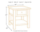 Bolanburg End Table Set