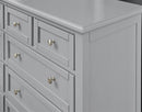 Vaughan-Bassett Bonanza Triple Dresser in Gray