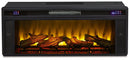 Flamory 72" TV Stand with Electric Fireplace