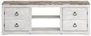 Willowton 4-Piece Entertainment Center with Electric Fireplace