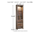Trinell 4-Piece Entertainment Center with Electric Fireplace