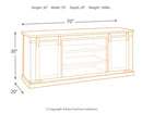 Budmore 70" TV Stand