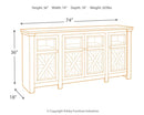Bolanburg 74" TV Stand