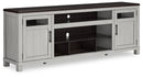 Darborn 88" TV Stand with Electric Fireplace