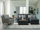 Tennessee Custom Upholstery Luca Stationary Fabric Sofa Chaise